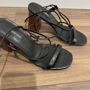 Nine West Lace up heels size 7.5